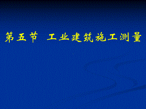 梁中心线柱中心线定位轴线28柱子垂直度校正经纬仪课件.ppt