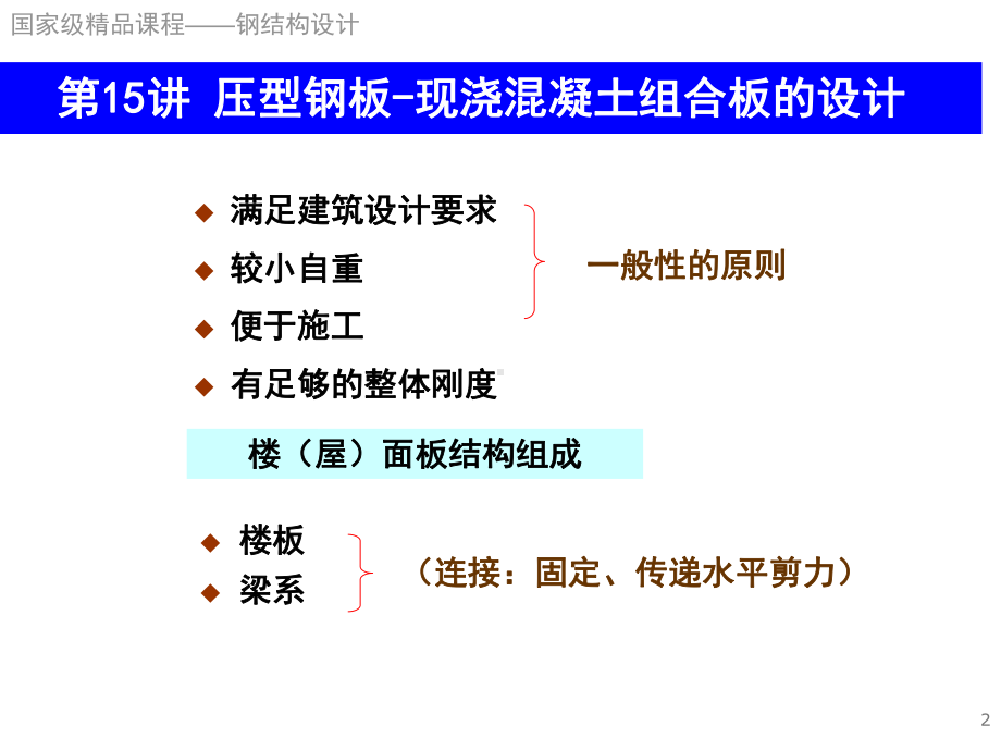 现浇混凝土组合板的设计压型钢板组合楼板的构造要求课件.ppt_第2页