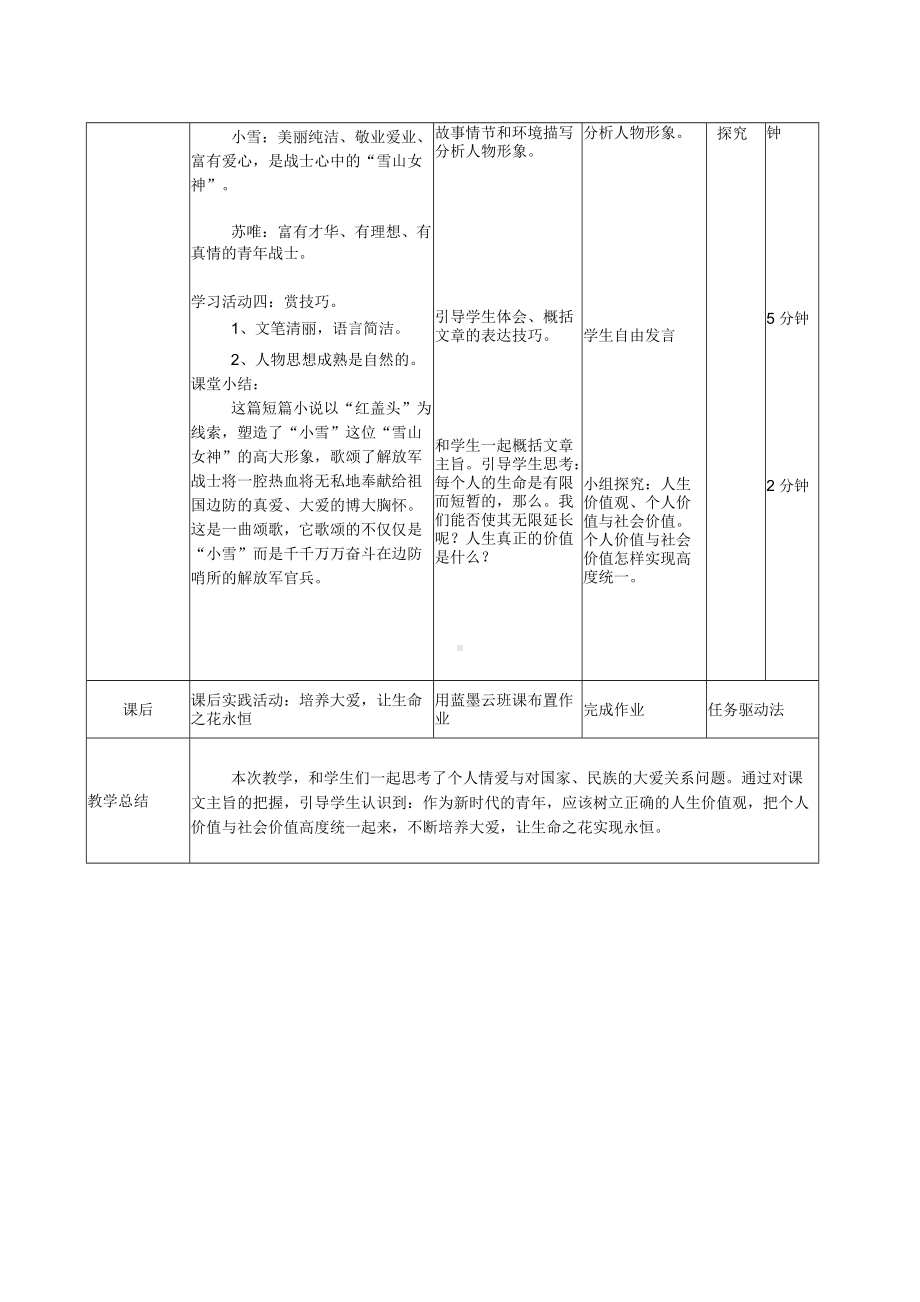 （精品）高中语文《雪山上的红盖头》教案.docx_第3页