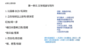 统编版2019级入学语文教材目录梳理.pptx