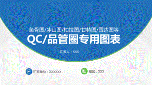 图文QC品管圈专用图表鱼骨图冰山图柏拉图甘特图雷达图PPT课件模板.pptx