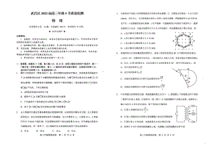 湖北省武汉市武昌区2022届高三下学期5月质量检测 物理 试题（含答案）.pdf