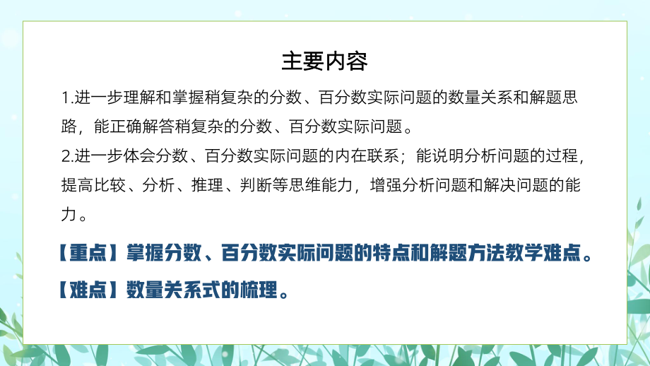 六年级下册分数百分数实际问题总复习课件.pptx_第2页