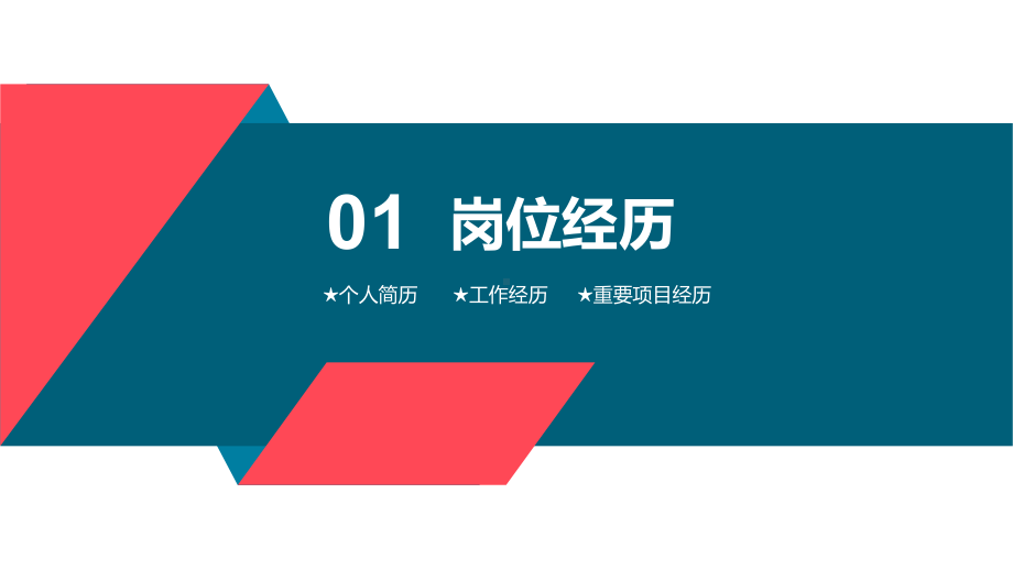 2022竞聘PPT双色精致风个人简历模板求职面试竞岗内部岗位竞聘汇报模板.pptx_第3页