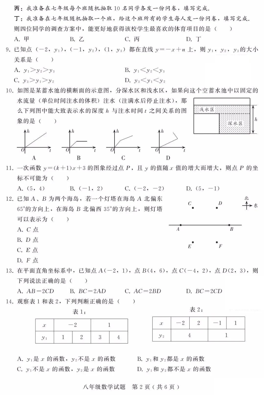 河北省邢台市信都区2021-2022学年下学期期中测试八年级数学试卷.pdf_第2页