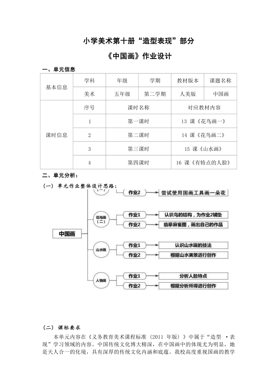 中小学作业设计大赛获奖优秀作品-《义务教育艺术课程标准（2022年版）》-[信息技术2.0微能力]：小学五年级美术下（第二单元）.docx_第2页