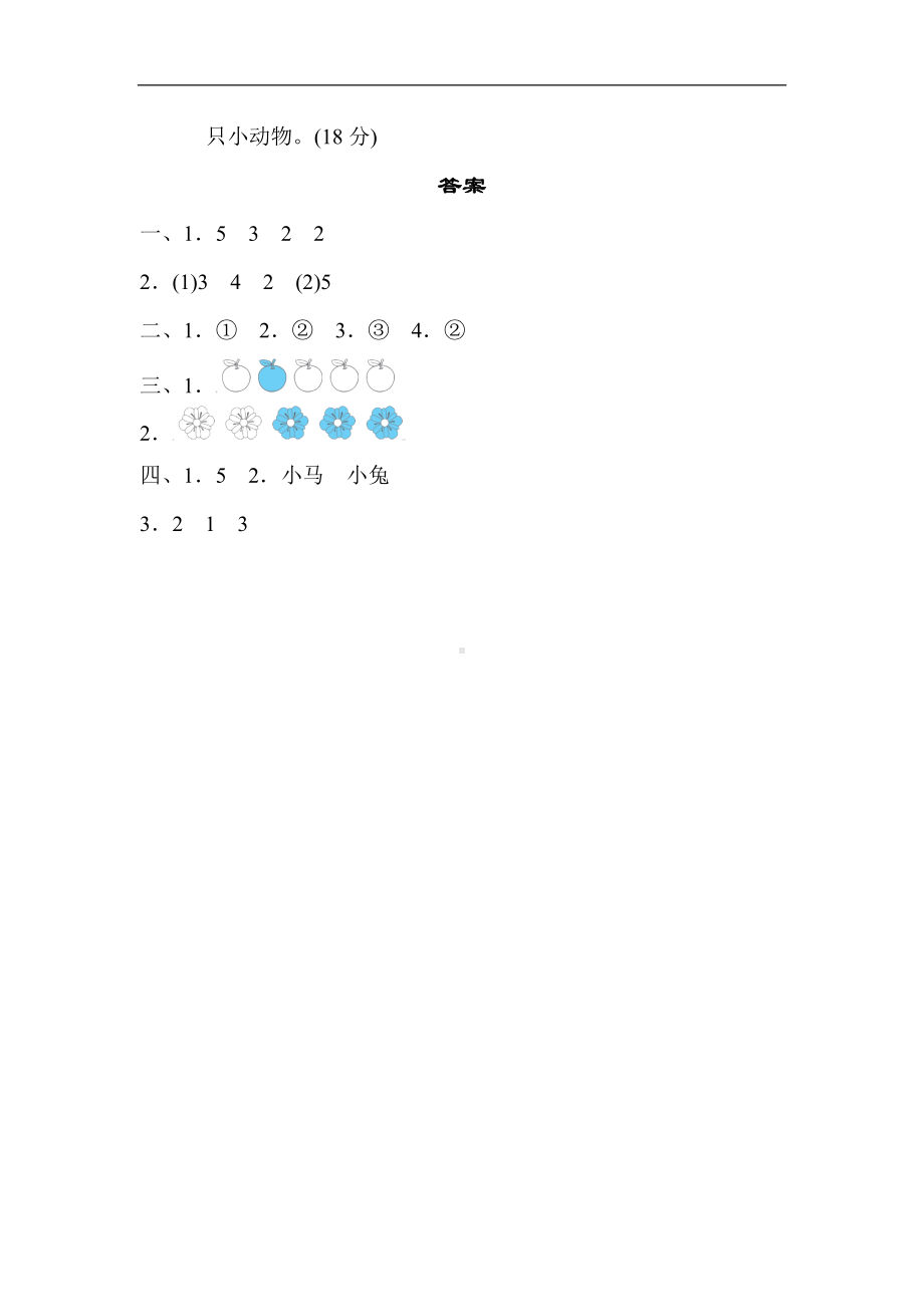 人教版数学一年级上册-核心专项3．区分几、第几.docx_第3页