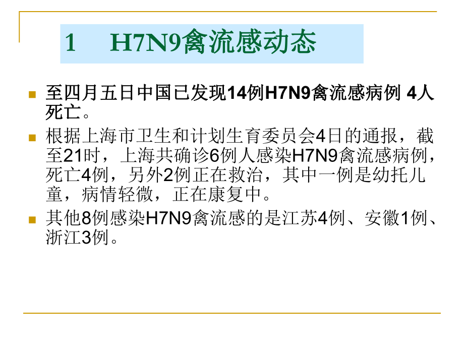 H7N9禽流感专题讲座课件.ppt_第2页