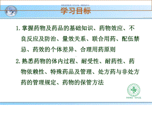 药理学基础知识医学知识课件.ppt