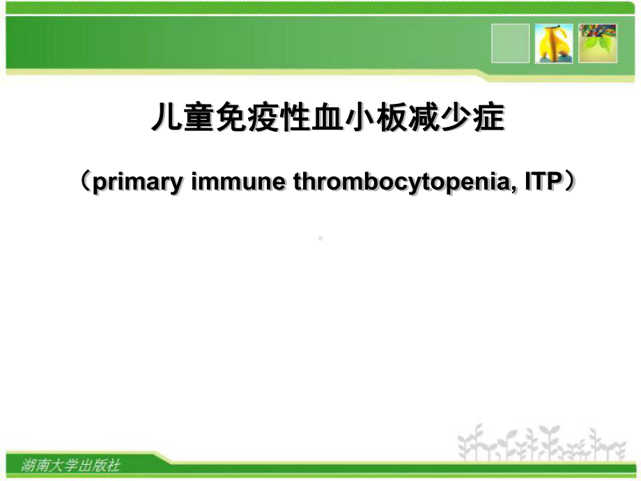 免疫性血小板减少性紫癜-ppt课件.ppt_第2页