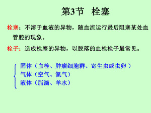 病理学4(栓塞-炎症)课件.ppt