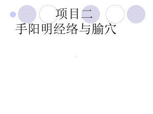 手阳明大肠经PPT课件.ppt