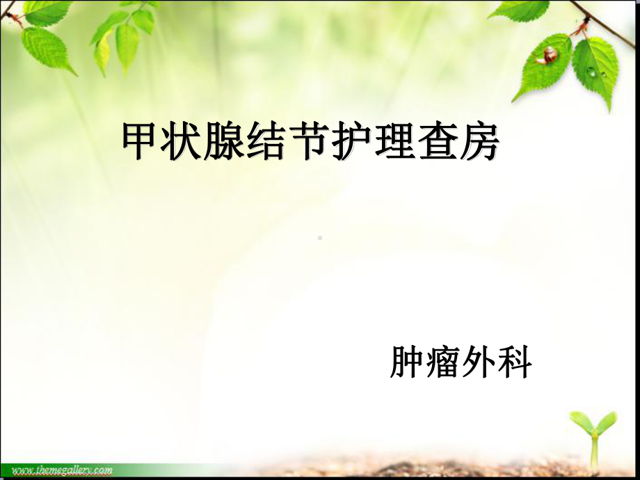 甲状腺结节护理查房-ppt课件.ppt_第1页