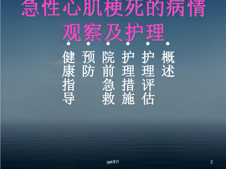 急性心肌梗死的病情观察及护理-ppt课件.ppt_第2页