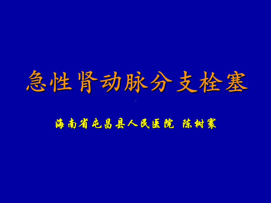 急性肾动脉栓塞-PPT课件.ppt_第1页