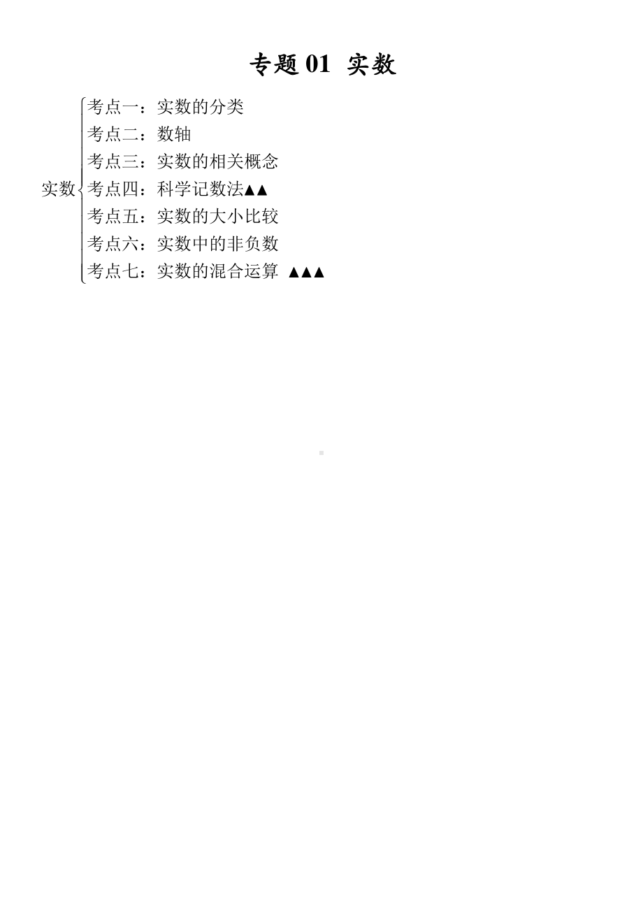 中考数学复习思维导图（共9个专题）.pdf_第1页