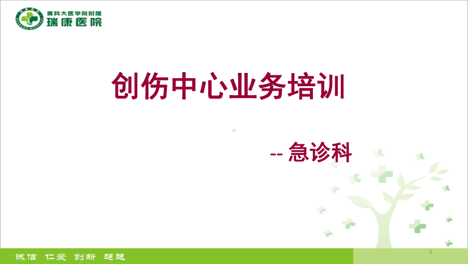 急诊科创伤中心业务培训PPT课件.ppt_第1页