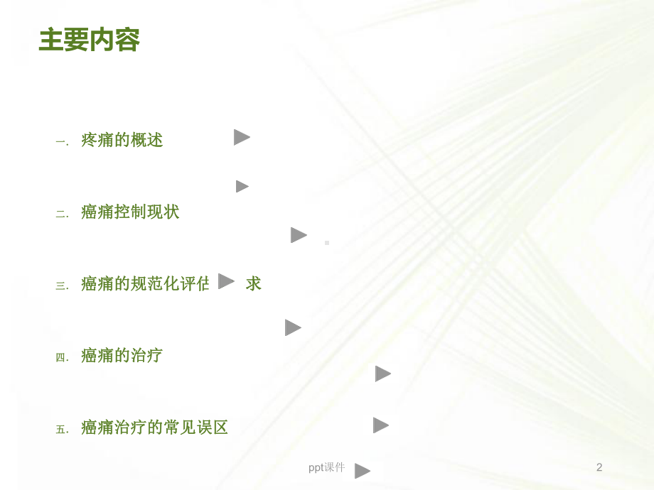 癌症疼痛的规范评估、治疗和护理-ppt课件.ppt_第2页