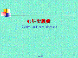 内科学课件心脏瓣膜病-ppt课件.ppt