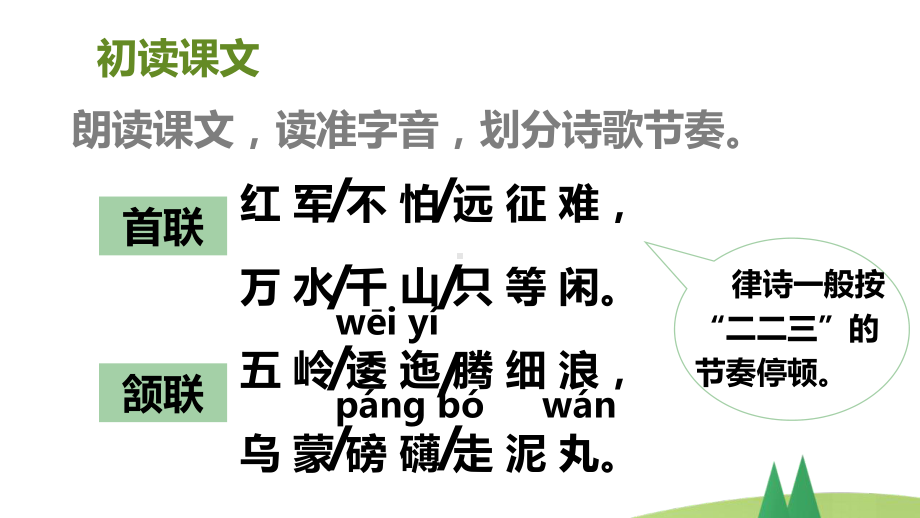 部编版六年级上语文5《七律 长征》优秀课堂教学课件.pptx_第3页