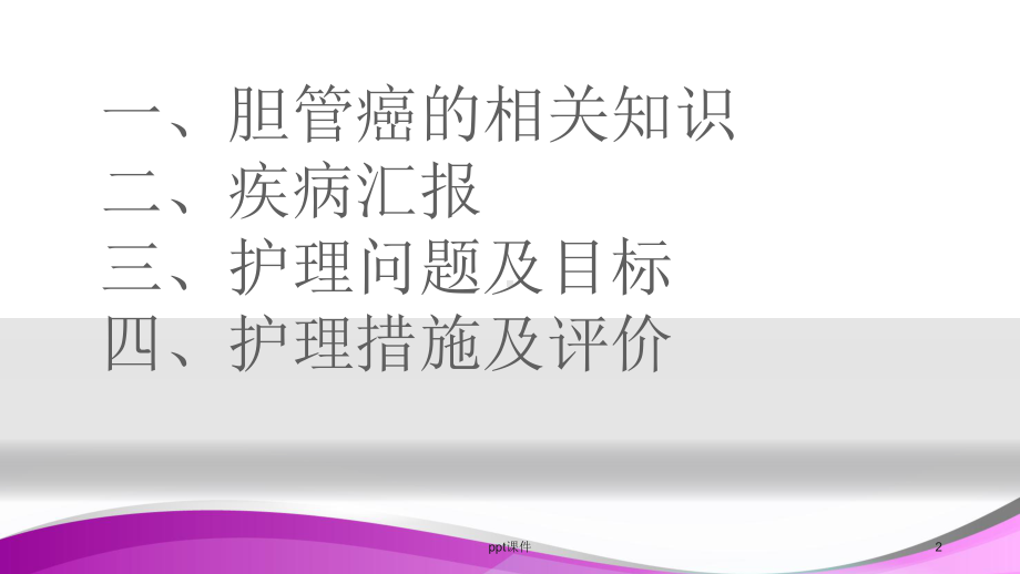 胆管癌护理查房-ppt课件.ppt_第2页