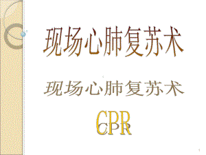 GPR心肺复苏术PPT课件.ppt