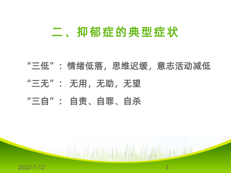 抑郁症患者的护理PPT课件.ppt_第3页