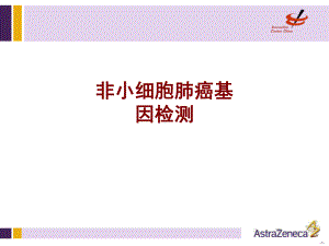 医学非小细胞肺癌基因检测PPT培训课件.ppt