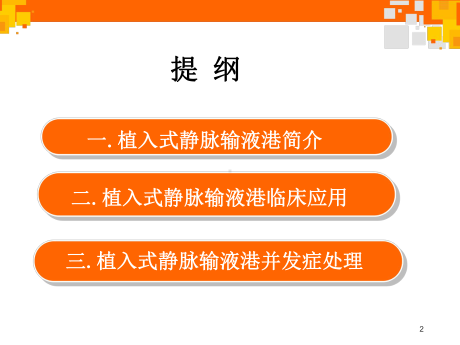 植入式静脉输液港临床应用及并发症处理PPT课件.ppt_第2页