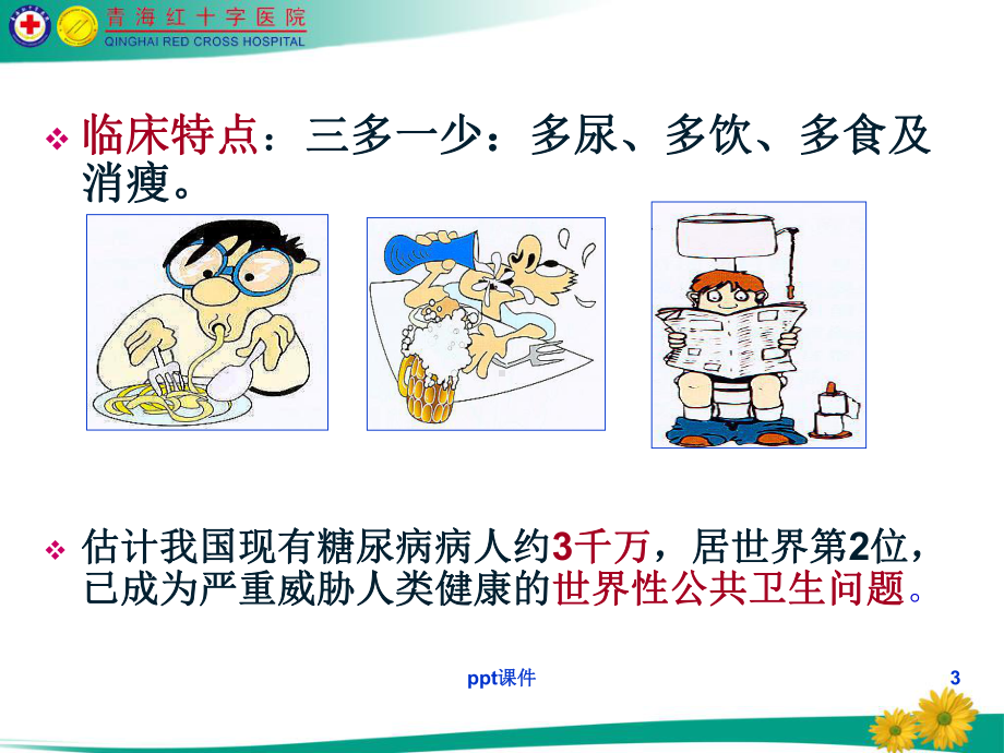 糖尿病病人的护理及健康教育-ppt课件.ppt_第3页