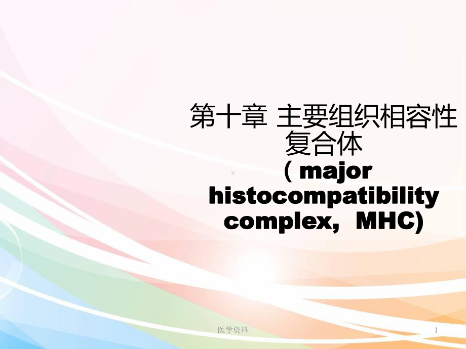 医学免疫学-MHC-ppt课件.ppt_第1页