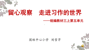 （老师必备）部编版三年级语文上册第五单元（集体备课）.pptx