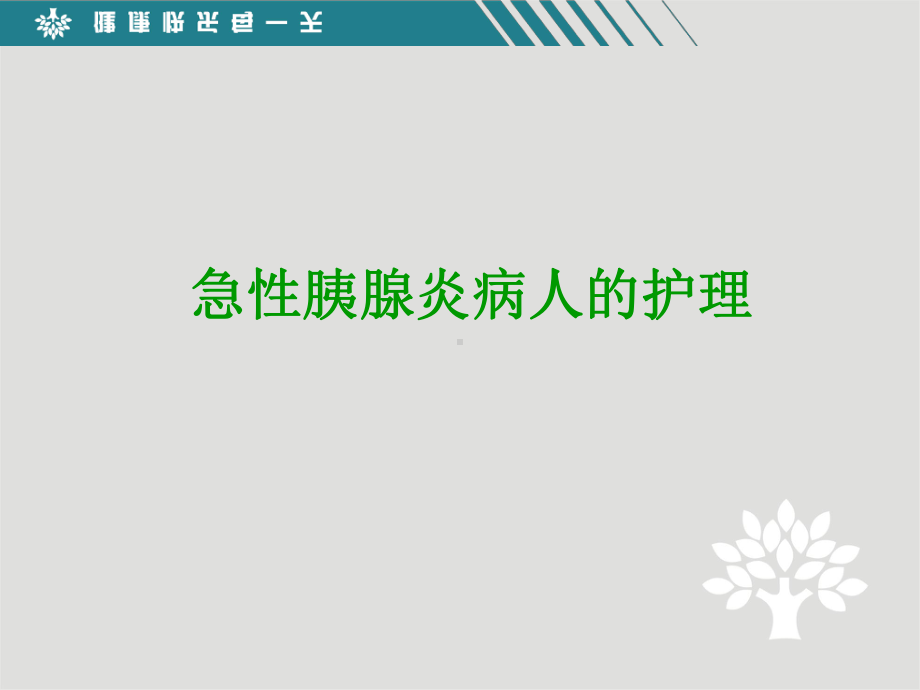 急性胰腺炎病人的护理-PPT课件.ppt_第1页