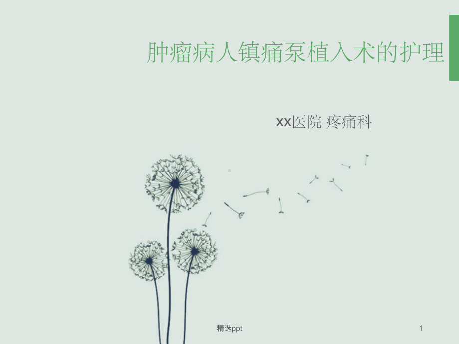 肿瘤病人镇痛泵植入术的护理课件.ppt_第1页