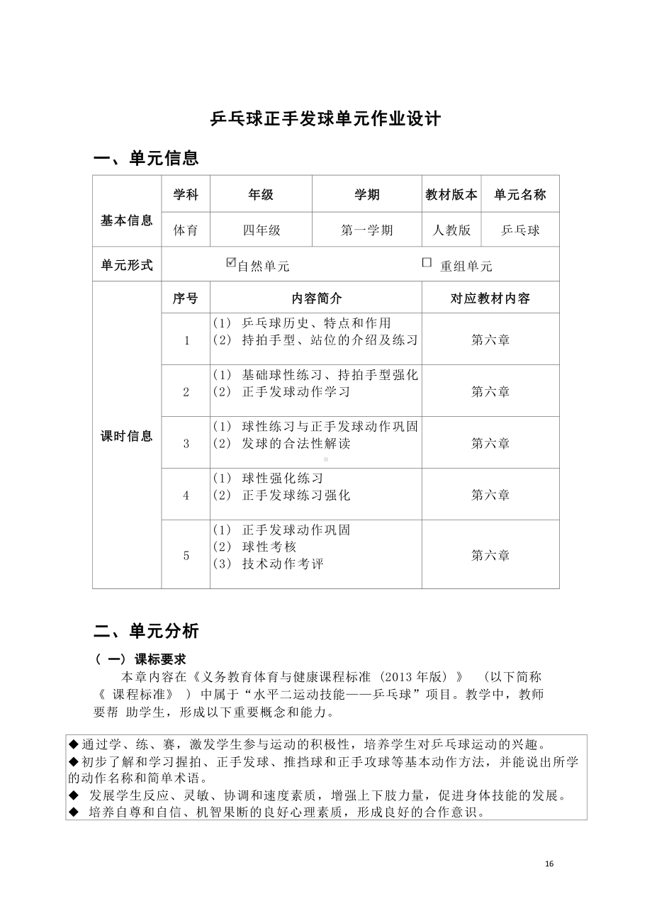 中小学作业设计大赛获奖优秀作品-《义务教育体育与健康课程标准（2022年版）》-[信息技术2.0微能力]：体育与健康水平二（运动技能-乒乓球 持拍手型）.docx_第2页