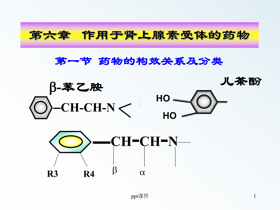 肾上腺素受体药物-ppt课件.ppt_第1页