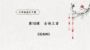 （部编版小学语文六年级下册）10. 古诗三首：石灰吟（课件）.pptx