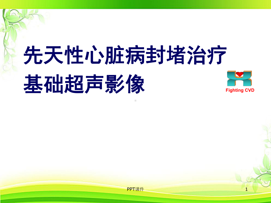 先天性心脏病封堵治疗基础超声影像-ppt课件.ppt_第1页