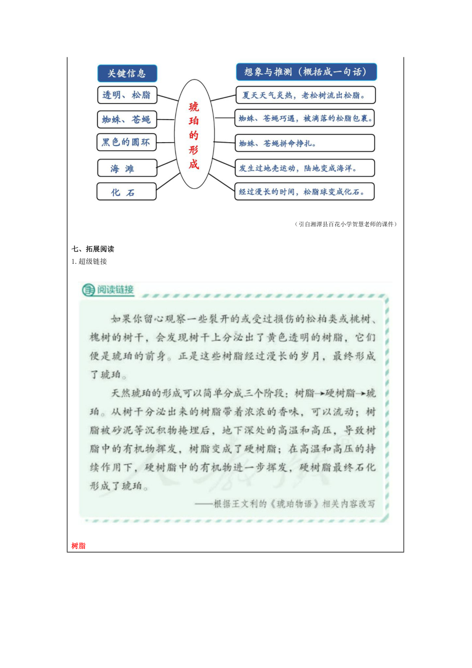 统编语文四年级下册第2单元 “地毯式”自主学习过关自查表.docx_第3页