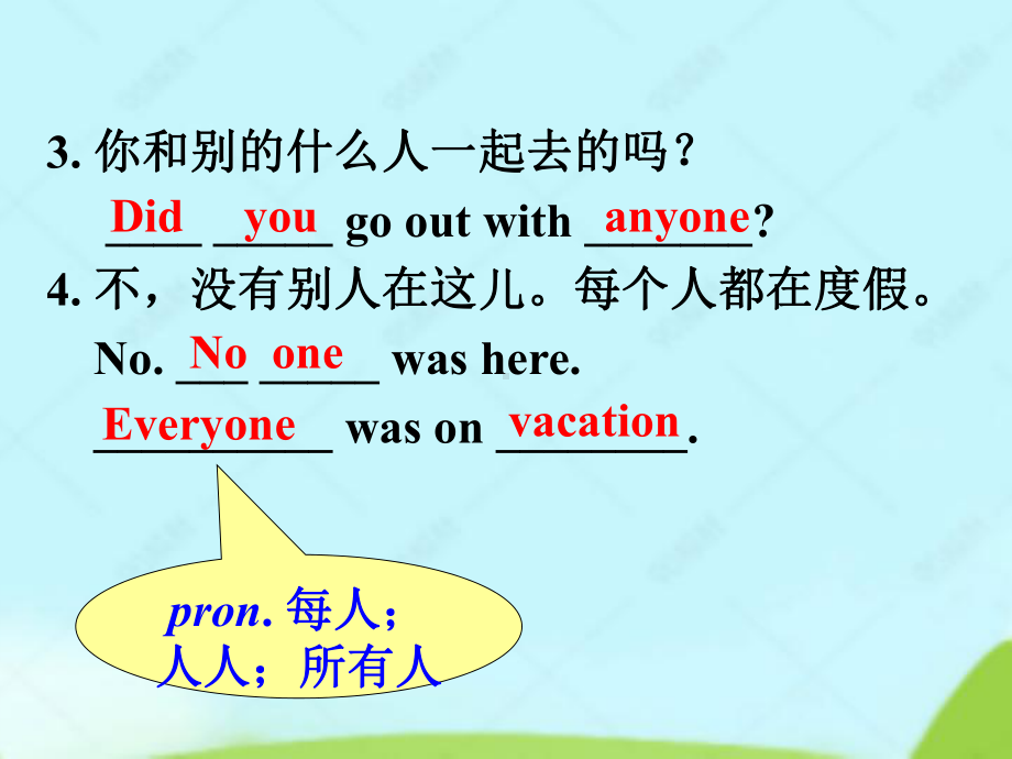 Unit 1 Where did you go on vacation Section A -Grammar Focus-3c-（课件）人教版英语八年级上册.ppt_第3页