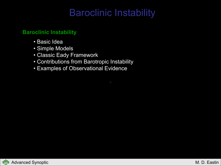 Lecture-#11-Baroclinic-Instability讲座#-11斜压不稳定共22页PPT课件.ppt_第1页