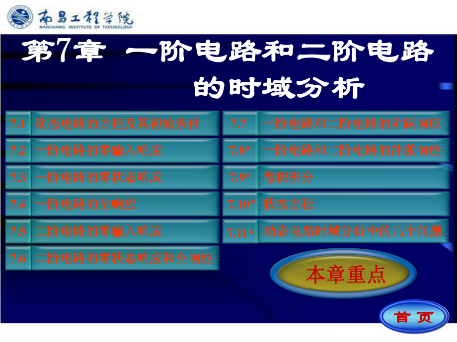 DL507第7章一阶电路和二阶电路的时域分析课件.ppt_第1页