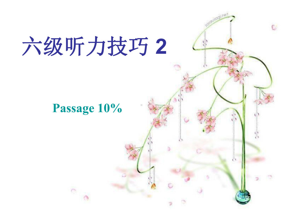 cet-6六级-听力技巧2-passage课件.ppt_第1页