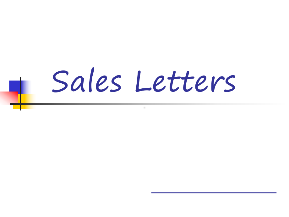 sales-letters推销信-课件.ppt_第1页