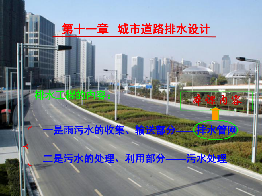 (经典幻灯片)城市道路排水设计课件.pptx_第1页