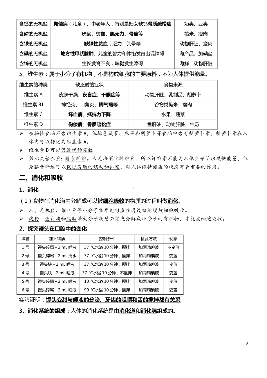 06 人的由来+人体的营养-2022年中考生物必背.docx_第3页