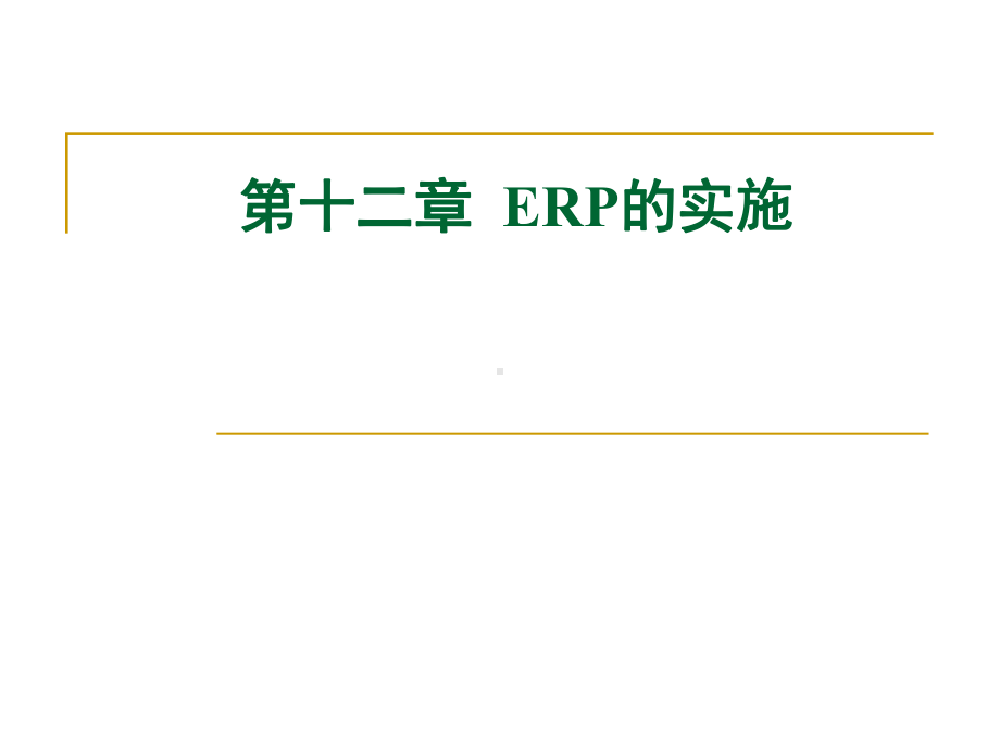 ERP系统的前期准备和实施工作课件.ppt_第1页