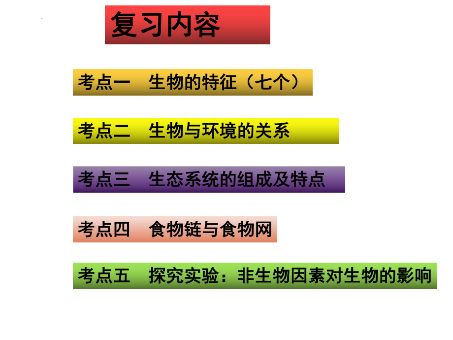 2022年中考生物-专题01 生物和生物圈.pptx_第2页