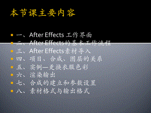 (完整版)AE入门教程一课件.ppt