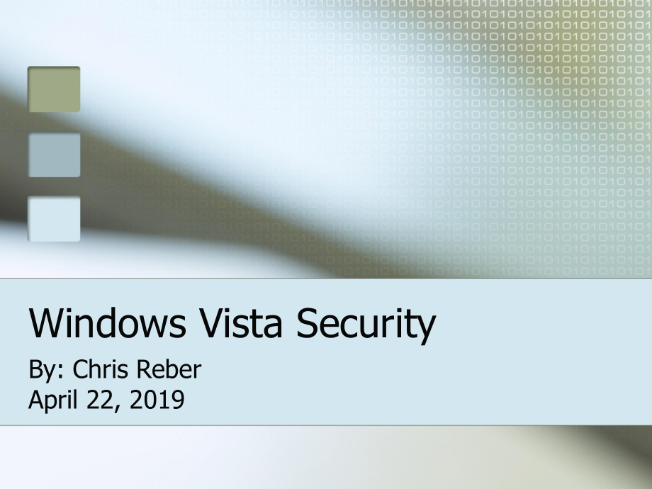 Windows-Vista-Security--West-Virginia-UniversityWindows-Vista的安全-PPT课件.ppt_第1页